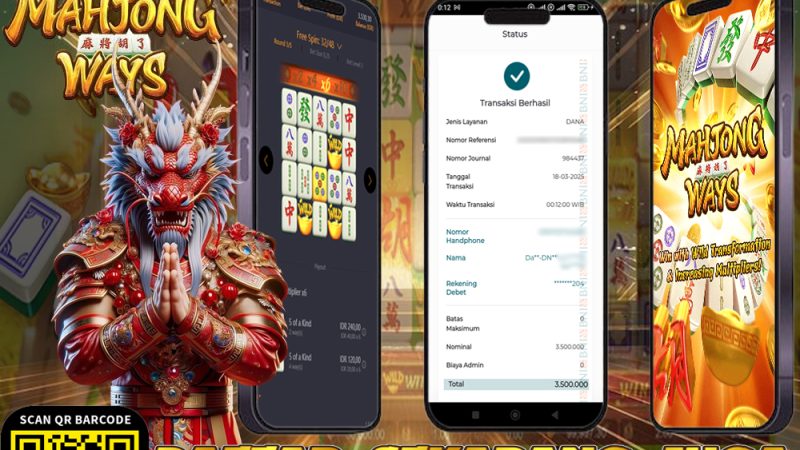 KEMENANGAN MEMBER BERMAIN DI MAHJONG WAYS PG SOFT