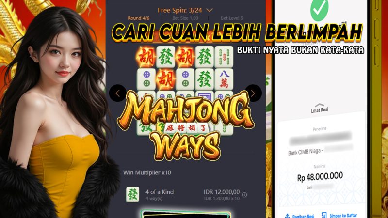 KEMENANGAN MEMBER BERMAIN DI MAHJONG WAYS PG SOFT