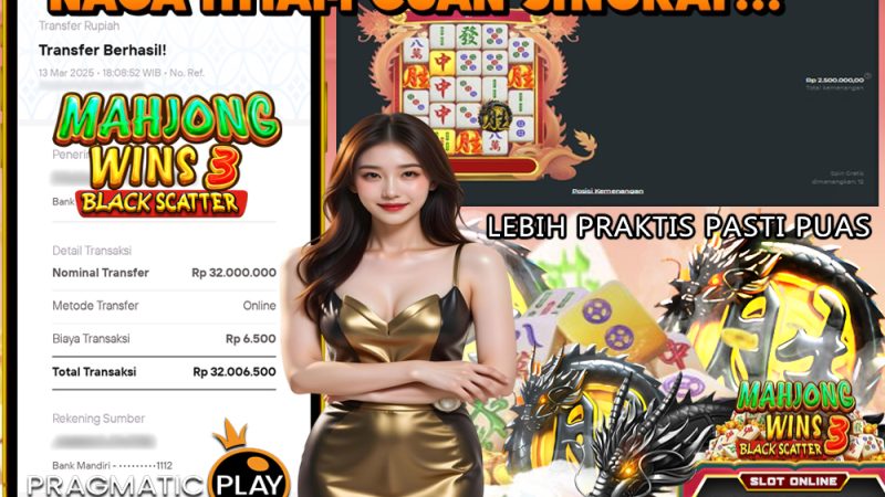 KEMENANGAN MEMBER BERMAIN DI MAHJONG WINS 3 PRAGMATIC PLAY